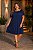 Vestido Fany Azul Marinho Plus Size - Imagem 1