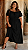 Vestido Longo Daiane Preto Plus Size - Imagem 1