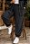Calça Jogger Jess de Tencel Jeans Preto Grafite Plus Size - Imagem 2