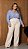 Camisa Italiana Listras Blue Plus Size - Imagem 1