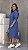 Vestido Chamisier Europa Tencel Jeans com elastano Plus Size - Imagem 2