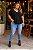 Blusa College Black de Malha Plus Size - Imagem 2