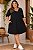Vestido College Black de Moletinho Plus Size - Imagem 1