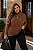 Cacharrel de Lanzinha Marrom Plus Size - Imagem 1