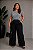 T- SHirt Básica de Malha Cinza Mescla Plus Size - Imagem 1