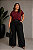 T- SHirt Básica de Malha Vinho Plus Size - Imagem 2
