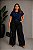T- SHirt Básica de Malha Marinho Plus Size - Imagem 1