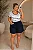 Short de Alfaiataria Malibu Marinho Plus SIze - Imagem 1