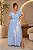 Vestido Céu Azul de Viscolinho Plus Size - Imagem 1