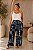 Calça Pantalona Tropical Blue Plus Size - Imagem 1