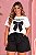 T-Shirt de Algodão Premium Laço Poá Plus Size - Imagem 2