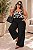 Calça Pantalona de Alfaiataria Preto Plus Size - Imagem 1