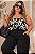 Blusa de Alça Black White Plus Size - Imagem 1