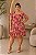 Vestido de Viscolinho Estampado Antonela Plus Size - Imagem 1