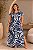 Vestido Longo Malha Viscolycra Geométrica Plus Size - Imagem 1