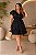 Vestido de Viscolinho Poá Black Sensation Plus Size - Imagem 1
