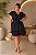 Vestido de Viscolinho Poá Black Sensation Plus Size - Imagem 3