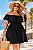 Vestido Ciganinha Monalisa Preto Plus Size - Imagem 2