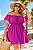 Vestido Ciganinha Monalisa Roxo Plus Size - Imagem 2