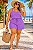 Conjunto de Regata + Short Praia Mar Roxo Candy Plus Size - Imagem 2