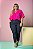 Blusa Work Pink Plus Size - Imagem 2