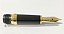 PENA NOBLESSE OBLIGE O M ( OBLÍQUA MEDIA ) 14K COMPLETA PARA CANETA TINTEIRO MONTBLANC - Imagem 4