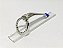 CLIP PLATINUM COM SAFIRA PARA BOHEME CANETA ROLLERBALL MONTBLANC - Imagem 8