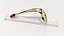 CLIP DOURADO COM RUBI PARA BOHEME CANETA ROLLERBALL MONTBLANC - Imagem 9