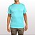 Camiseta Manga Curta Lisa Sport Dry Azul Acqua - Imagem 4