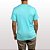 Camiseta Manga Curta Lisa Sport Dry Azul Acqua - Imagem 5