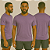 Camiseta Manga Curta Lisa Sport Dry Roxo - Imagem 1