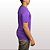 Camiseta Manga Curta Lisa Sport Dry Roxo - Imagem 4