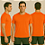 Camiseta Manga Curta Lisa Sport Dry Laranja - Imagem 1