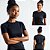 Camiseta Manga Curta Lisa Sport Dry Preto - Imagem 6