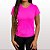 Camiseta Manga Curta Lisa Sport Dry Rosa Neon - Imagem 2