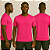 Camiseta Manga Curta Lisa Sport Dry Rosa Neon - Imagem 1
