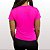 Camiseta Manga Curta Lisa Sport Dry Rosa Neon - Imagem 3