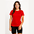 Baby Look Manga Curta Lisa Sport Dry Vermelho - Imagem 1