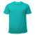 Camiseta Manga Curta Lisa Sport Dry Azul Turquesa - Imagem 2