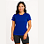 Baby Look Manga Curta Urban Dry 100% Poliamida Premium Azul Royal - Imagem 1