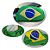 Capa Bandeira do Brasil para Retrovisor - Imagem 1