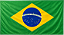 Bandeira do Brasil 170 x 82 cm em Poliéster - Imagem 1