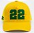 Boné Bloquinho 22 – Verde e Amarelo com Bandeira do Brasil - Imagem 2