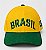 Boné Brasil Verde e Amarelo – Bordado BRASIL - Imagem 1