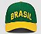 Boné Brasil Verde e Amarelo – Bordado BRASIL - Imagem 2