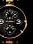 Relogio masculino esportivo CT Scuderia 2 Tempi preto PVD e rose e pulseira de couro marrom - Imagem 2