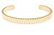 Pulseira de aço masculina estilo bracelete modelo King dourada - Imagem 1