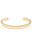 Pulseira de aço masculina estilo bracelete modelo King dourada - Imagem 2