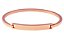 Bracelete masculino de aço inoxidável Rosé com fecho de encaixe - Imagem 2