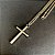 Corrente de aço Masculina Crucifixo Cromada - Imagem 3